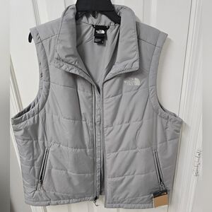 The North Face Gray Puffer Vest